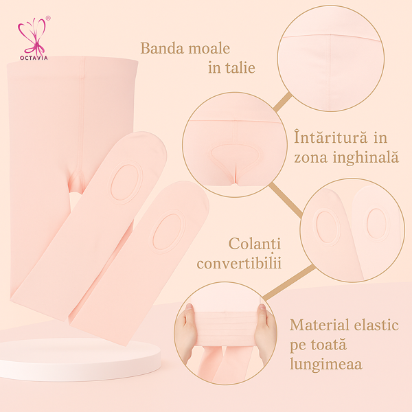 Colanți de balet 60D convertibili - imagine 5