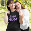 tricou mama balerina Ballet Mom negru