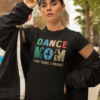 Tricou mamă de balerină Dance Mom I Don’t Dance I Finance negru