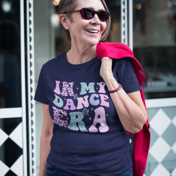 Tricou mamă de balerină In My Dance Era bleumarin