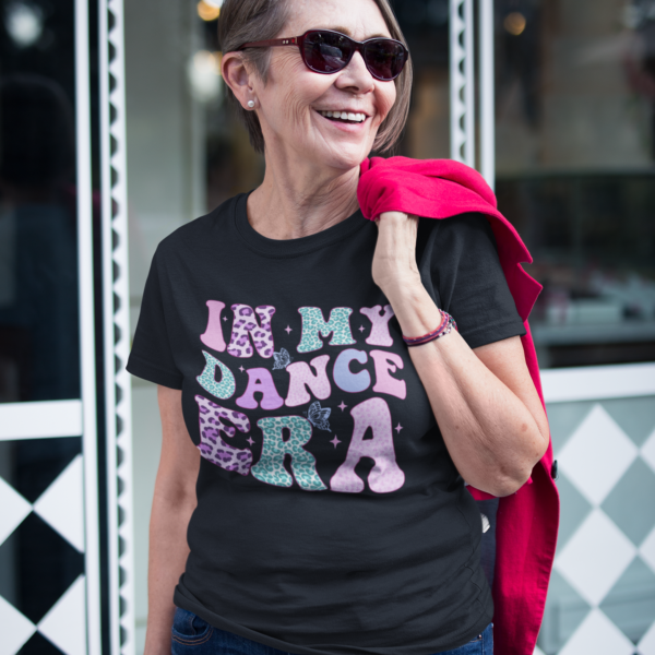 Tricou mamă de balerină In My Dance Era negru