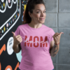 Tricou Dance Mom pentru mamă de balerină culoare roz