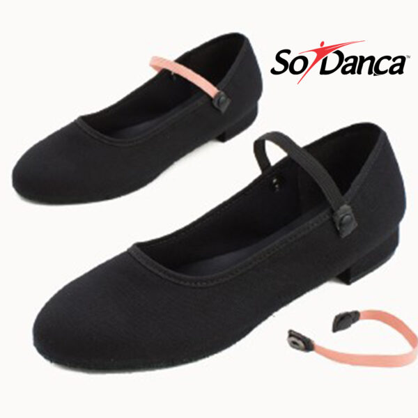 Pantofi de caracter SoDanca RO01L - toc 1.9cm