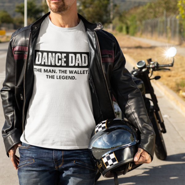 tricou dance dad the man the wallet the legend pentru tata de balerina
