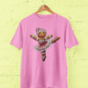 Tricou pentru fetițe cu design Gingerbread Ballerina.