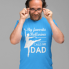 tricou pentru tata de balerina my favorite ballerina calls me dad turqoaz